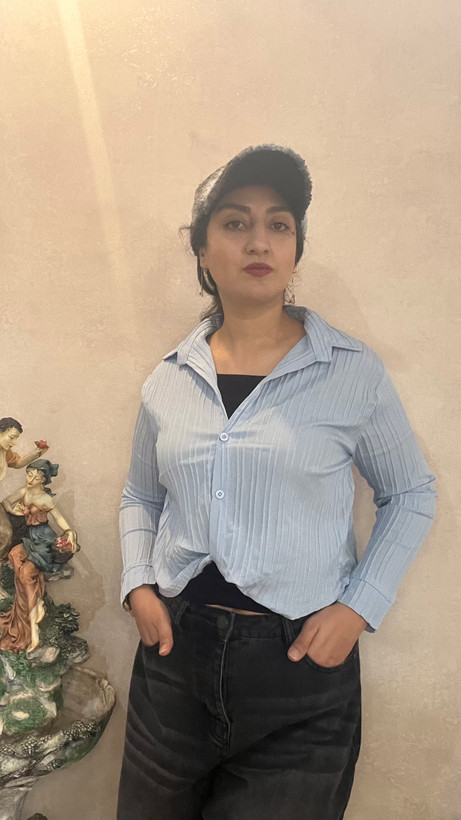 شوميز زنانه طرح جلو پیچ ایوا